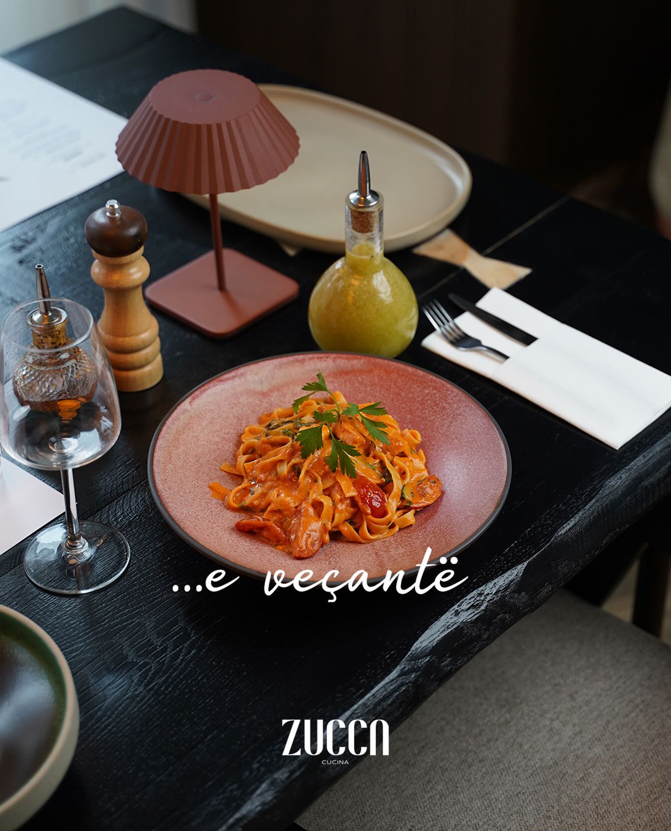 Seasonal Italian pasta